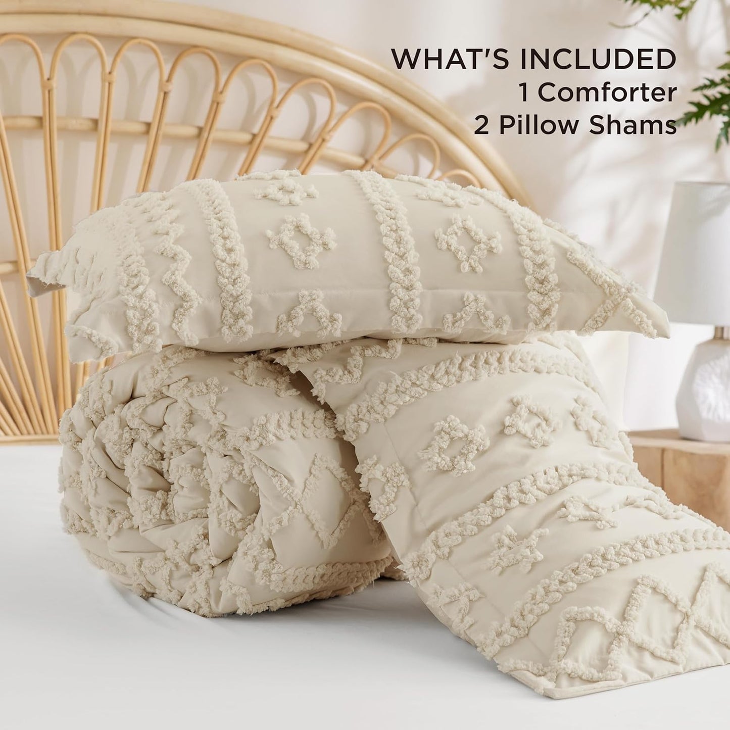 Boho Deluxe Tufted Chenille Set