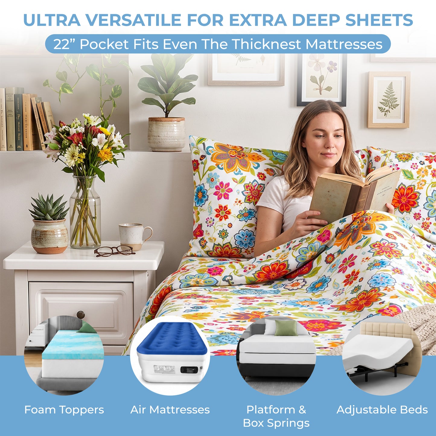 The Garden Cooling Sheet Set