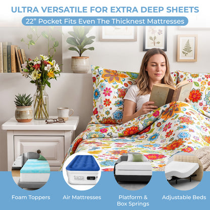 The Garden Cooling Sheet Set