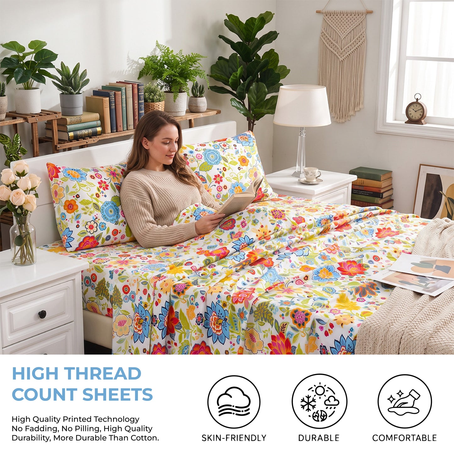 The Garden Cooling Sheet Set