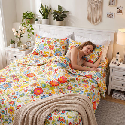 The Garden Cooling Sheet Set