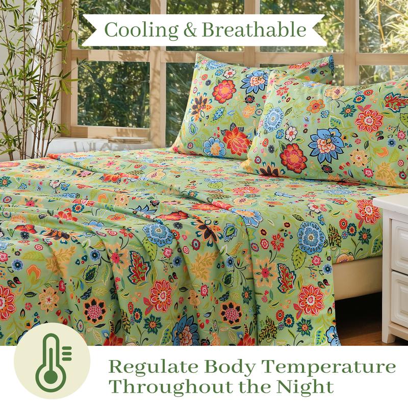 Ultra Soft Breathable Floral Sheets