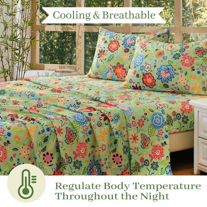Ultra Soft Breathable Floral Sheets